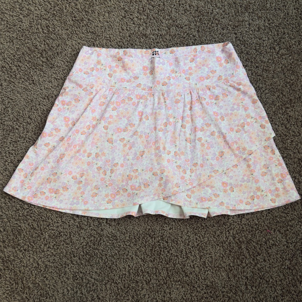 Joy Lab Pink Floral Skirt